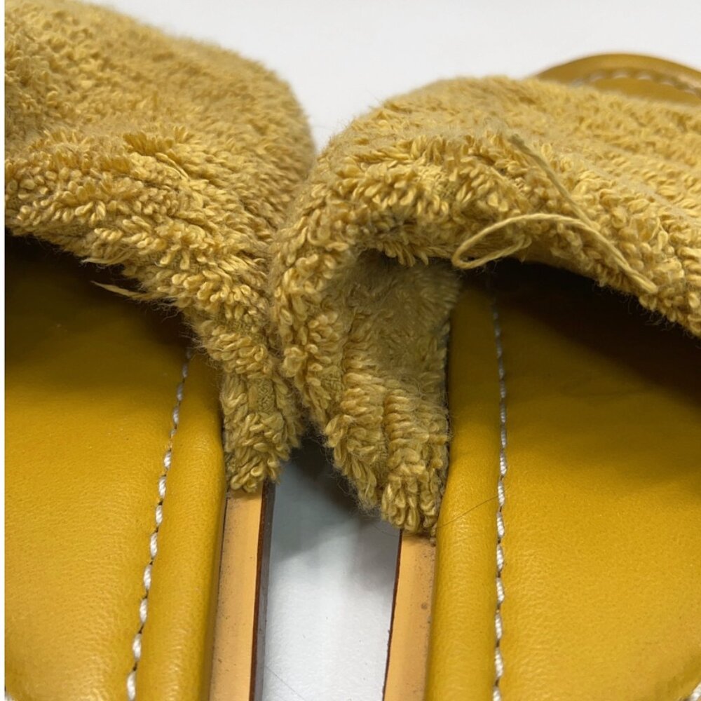 Zimmerman Mustard Terry Cloth Slides (Size 40) - Picture 4 of 8